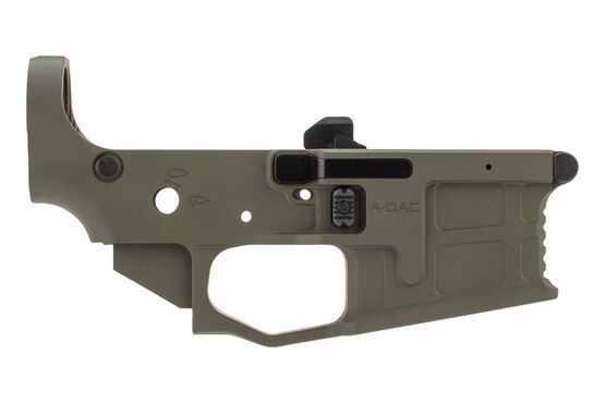 Radian Weapons ADAC AR15 lower receiver with OD green cerakote